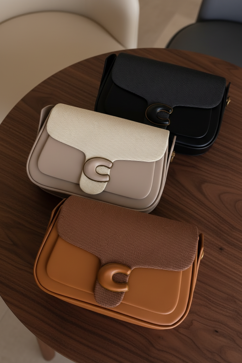 Bolsa feminina crossbody de cor sólida elegante ombro 2 alças